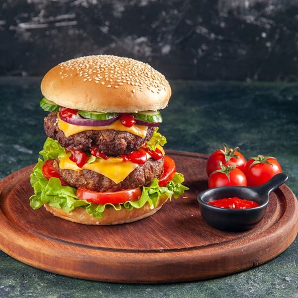 BBQ Burger stack